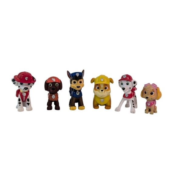 Paw Patrol Collectible Mini Figures Set Of 23 Characters Kids Toy Finger Puppet - Picture 6 of 10